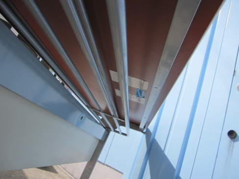 会議用テーブル　ホワイト　1500ｘ450ｘ700　スタックテーブル