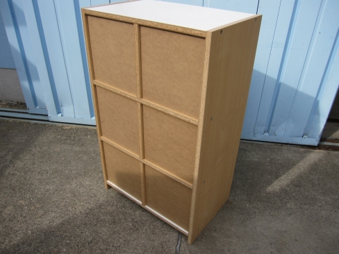 木製シューズボックス　２列３段　550ｘ350ｘ900