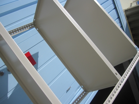 セミボルトレスラック　ニューグレー　890ｘ465ｘ1800