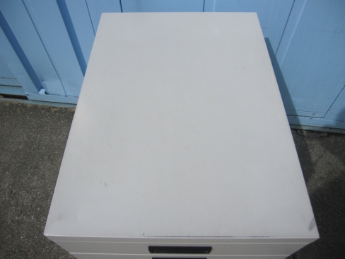 特価！　3段ワゴン　鍵無し　ホワイト　400ｘ550ｘ610