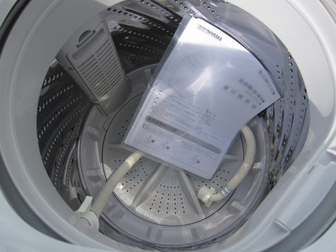 ２０２３年製　アイリスオーヤマ製　洗濯機5.0kg　IAW-T504