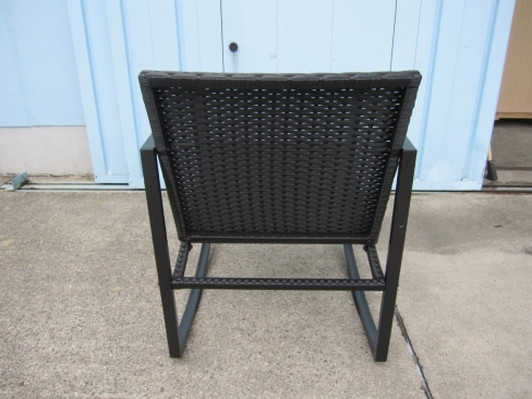 ロッキングチェア　580ｘ750ｘ780ｘSH380　ブラック