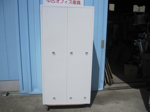 ６人用ロッカー　ホワイト　鍵あり　900ｘ515ｘ1790