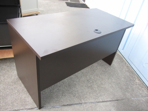 ワークデスク　木製　ダークブラウン　1200ｘ600ｘ700