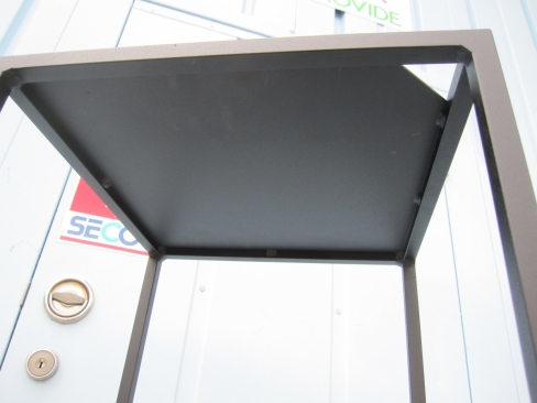 フォンスタンド　300ｘ300ｘ1000　ブラック　電話台　スチール製