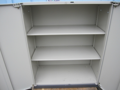 特価！　両開き書庫　鍵無し　ニューグレー　コクヨ製　900ｘ450ｘ1100
