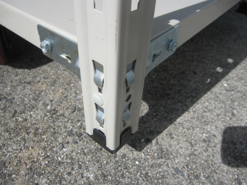 セミボルトレスラック　耐荷重150ｋｇ　1220ｘ610ｘ1810　ニューグレー