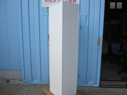 １列３段　３人用ロッカー　ホワイト　鍵あり　380ｘ450ｘ1800