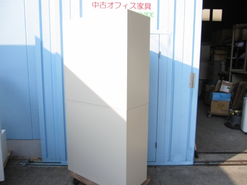 上下書庫セット　鍵あり　ニューグレー　880ｘ400ｘ1760