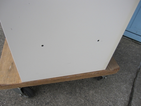 3列浅型9段深型6段クリアケース　ホワイト　800ｘ400ｘ1100