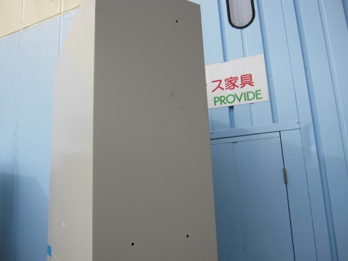 上下書庫セット　鍵あり　ニューグレー　900ｘ450ｘ2150　ナイキ製