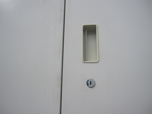 上下書庫セット　ホワイト　鍵あり　900ｘ450ｘ2140　イトーキ製シンライン