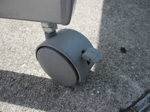 会議用テーブル　ホワイト　1500ｘ450ｘ700　スタックテーブル