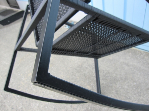 ロッキングチェア　580ｘ750ｘ780ｘSH380　ブラック