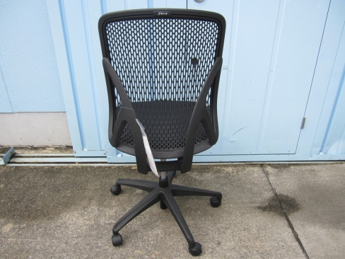 事務イス　ブラック　イナバ製イエラチェア　ハイバック