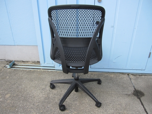 事務イス　ブラック　イナバ製イエラチェア　ローバック