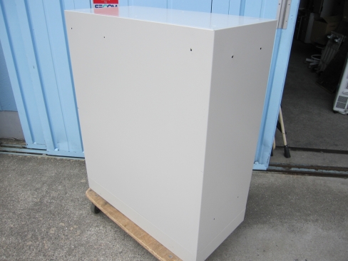 引違い書庫　ニューグレー　鍵あり　900ｘ450ｘ1100　本体H1000ｍｍ　ベース100ｍｍ