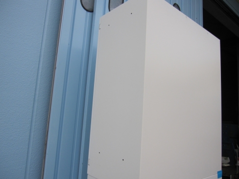 上下書庫セット　鍵あり　ホワイト　両開き/3段ラテラル　オカムラ製レクトライン