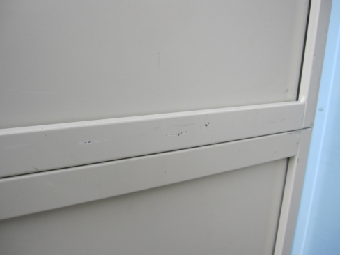 上下書庫セット　鍵あり　ニューグレー　900ｘ450ｘ2150　ナイキ製