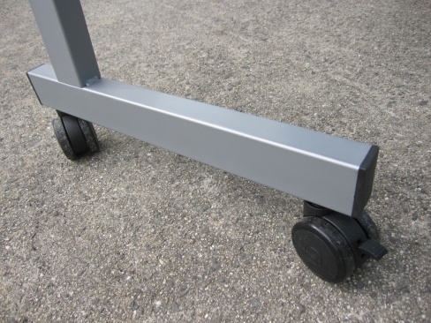 会議用テーブル　チーク　1800ｘ450ｘ705　スタックテーブル