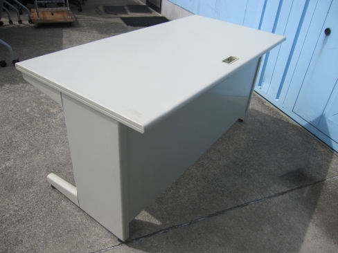 事務机　平デスク　ニューグレー　1400ｘ700ｘ700　プラス製