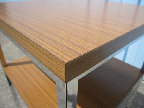 電話台　450ｘ450ｘ700　木目