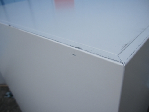 両開き書庫　ホワイト　鍵あり　イトーキ製シンライン　900ｘ450ｘ1100　HTM-109HSS-W9