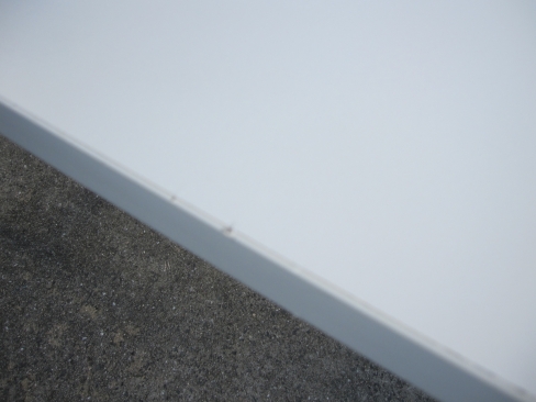 折りたたみテーブル　ホワイト　1500ｘ450ｘ700