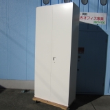 両開き書庫 鍵あり ホワイト 900x450x2150 オカムラ製レクトライン
