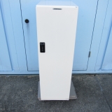 1列18段クリアケース ダイヤル錠 ホワイト 280x390x880 マスターキーはありません