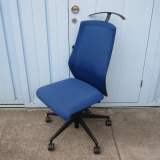 事務イス メッシュ ブルー ウチダ製エルフィ ELA2-00B