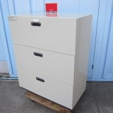 3段ラテラル 鍵あり ニューグレー プラス製 900x450x1100