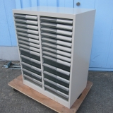 2列浅型8段深型5段クリアケース ニューグレー 660x400x880