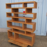 木製ラック 1200x300x1550 佐藤産業 ライクシェルフ