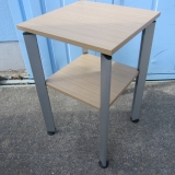 電話台 イトーキ製 450x450x700 木目 DDE-044T-98