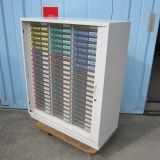 3列21段クリアケース扉付き 鍵無し 900x450x1100