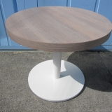 丸テーブル φ600 H495 木目 オカムラ製アルトピッツア MB521C MW71