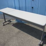 会議用テーブル ニューグレー 1800x450x700 スタックテーブル