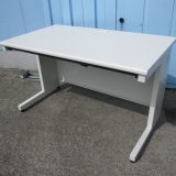 事務机 平デスク ホワイト 1200x700x700 プラス製