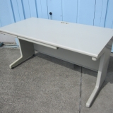 事務机 平デスク ニューグレー 1400x700x700 プラス製