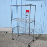 メタルラック 900x450x1560 キャスター付き