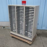 3列22段クリアケース コクヨ製 ニューグレー 900x450x1100