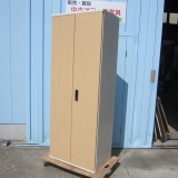 両開き書庫 鍵あり 700x450x1850 プラス製