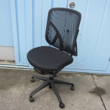 事務イス ブラック イナバ製イエラチェア ハイバック