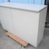 受付カウンター ニューグレー ナイキ製 1500x450x950