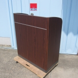演台 900x450x1050 木目ダークブラウン コクヨ製