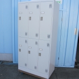 6人用ロッカー 鍵あり ホワイトグレー 豊国工業 900x515x1790